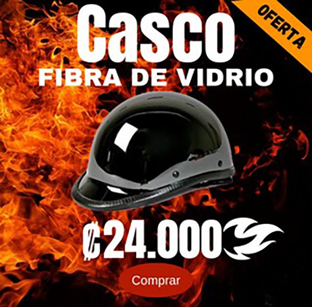 Casco Fibra de Vidrio Oferta